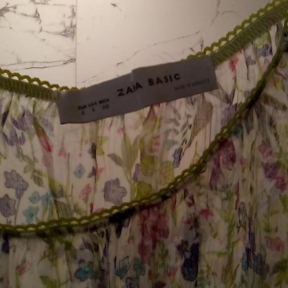 Zara Basic Baby Doll Ruffle Hem Dress - Picture 4 of 12